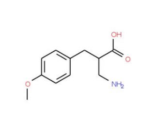 2-Aminomethyl-3-(4-methoxyphenyl)propionic acid (CAS 682803-14-1) - chemical structure image