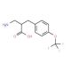 2-Aminomethyl-3-(4-trifluoromethoxyphenyl)propionic acid (CAS 910443-94-6) - chemical structure image