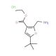 2-Aminomethyl-5-tert-butyl-furan-3-carboxylicacid ethyl ester hydrochloride - chemical structure image