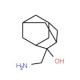 2-Aminomethyl-adamantan-2-ol (CAS 28529-71-7) - chemical structure image