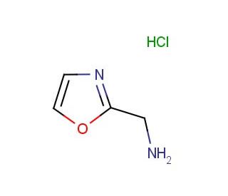 2-Aminomethyl-oxazole Hydrochloride (CAS 885331-17-9) - chemical structure image
