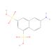 2-Aminonaphthalene-5,7-disulfonic acid (CAS 118-33-2) - chemical structure image