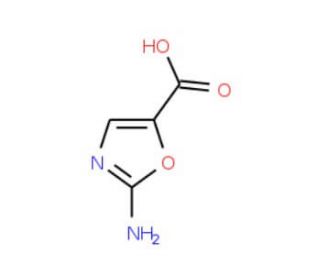 2-Aminooxazole-5-carboxylic acid (CAS 881637-11-2) - chemical structure image