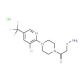 2-(Aminooxy)-1-{4-[3-chloro-5-(trifluoromethyl)-2-pyridinyl]piperazino}-1-ethanone hydrochloride - chemical structure image