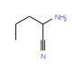 2-aminopentanenitrile - chemical structure image
