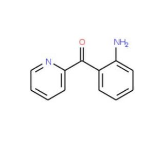2-Aminophenyl 2-pyridyl ketone (CAS 42471-56-7) - chemical structure image