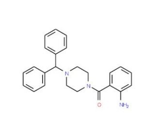 (2-Aminophenyl)(4-benzhydryl-1-piperazinyl)-methanone - chemical structure image