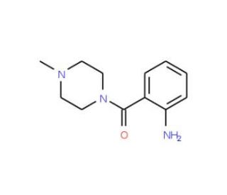 (2-Aminophenyl)(4-methyl-1-piperazinyl)methanone (CAS 93288-86-9) - chemical structure image
