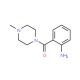 (2-Aminophenyl)(4-methyl-1-piperazinyl)methanone (CAS 93288-86-9) - chemical structure image