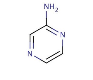 2-Aminopyrazine (CAS 5049-61-6) - chemical structure image