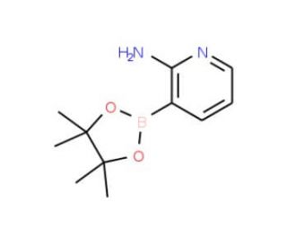 2-Aminopyridine-3-boronic acid, pinacol ester (CAS 1073354-97-8) - chemical structure image