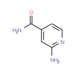 2-Aminopyridine-4-carboxamide (CAS 13538-42-6) - chemical structure image