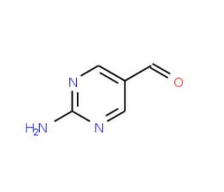 2-Aminopyrimidine-5-carbaldehyde (CAS 120747-84-4) - chemical structure image