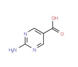 2-Aminopyrimidine-5-carboxylic acid (CAS 3167-50-8) - chemical structure image
