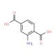 2-Aminoterephthalic acid 的分子结构, CAS编号: 10312-55-7 2-Aminoterephthalic acid (CAS 10312-55-7) - chemical structure image
