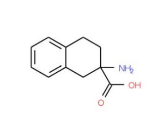 2-Aminotetraline-2-carboxylic acid (CAS 6331-63-1) - chemical structure image