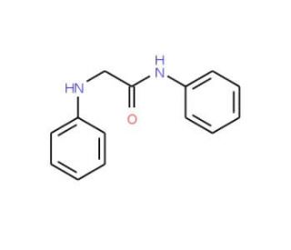 2-anilino-N-phenylacetamide (CAS 4951-20-6) - chemical structure image