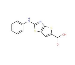 2-anilinothieno[2,3-d][1,3]thiazole-5-carboxylic acid - chemical structure image
