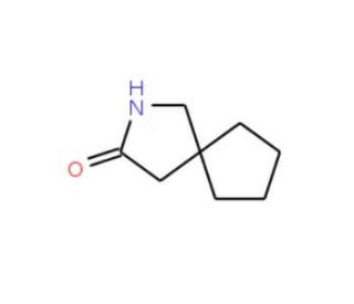 2-Azaspiro[4.4]nonan-3-one (CAS 75751-72-3) - chemical structure image