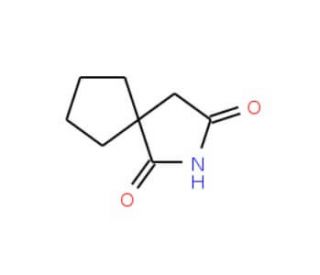 2-azaspiro[4.4]nonane-1,3-dione (CAS 1124-95-4) - chemical structure image