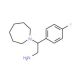 2-Azepan-1-yl-2-(4-fluoro-phenyl)-ethylamine - chemical structure image