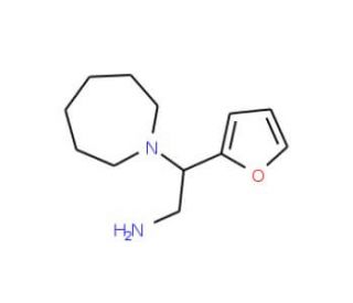 2-Azepan-1-yl-2-furan-2-yl-ethylamine - chemical structure image