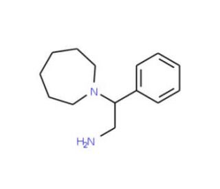 2-Azepan-1-yl-2-phenyl-ethylamine (CAS 876710-61-1) - chemical structure image