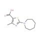 2-azepan-1-yl-4-methyl-1,3-thiazole-5-carboxylic acid - chemical structure image