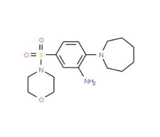 2-azepan-1-yl-5-(morpholin-4-ylsulfonyl)aniline - chemical structure image