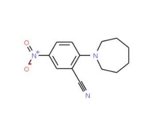 2-Azepan-1-yl-5-nitrobenzonitrile - chemical structure image