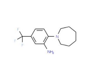 2-azepan-1-yl-5-(trifluoromethyl)aniline - chemical structure image