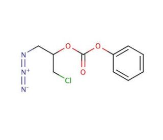 2-Azido-1-(chloromethyl)ethyl Carbonic Acid Phenyl Ester - chemical structure image