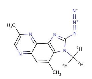 2-Azido-3,4,8-trimethyl-3H-imidazo[4,5-f]quinoxaline-d3 - chemical structure image