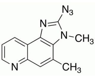 2-Azido-3,4-dimethylimidazo[4,5-f]quinoline (CAS 125372-29-4) - chemical structure image