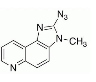 2-Azido-3-methylimidazo[4,5-f]quinoline (CAS 115397-29-0) - chemical structure image