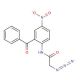 2-Azido-N-(2-benzoyl-4-nitrophenyl)acetamide (CAS 58077-08-0) - chemical structure image