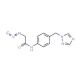 2-azido-N-[4-(1H-1,2,4-triazol-1-ylmethyl)phenyl]acetamide - chemical structure image