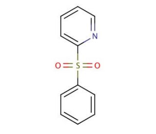 2-Benzenesulfonylpyridine (CAS 24244-60-8) - chemical structure image