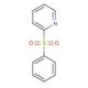 2-Benzenesulfonylpyridine (CAS 24244-60-8) - chemical structure image