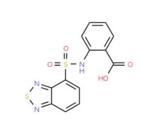 2-(Benzo[1,2,5]thiadiazole-4-sulfonylamino)-benzoic acid - chemical structure image