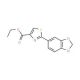 2-Benzo[1,3]dioxol-5-yl-thiazole-4-carboxylic acid ethyl ester (CAS 248249-53-8) - chemical structure image