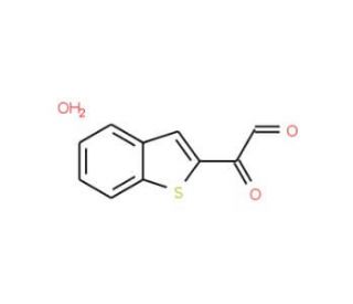 2-Benzo[b]thiopheneglyoxal hydrate - chemical structure image