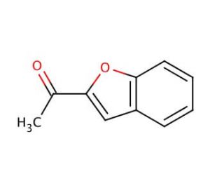 2-Benzofuranyl methyl ketone (CAS 1646-26-0) - chemical structure image