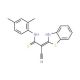 2-Benzothiazol-2-yl-3-(2,4-dimethyl-phenylamino)-3-mercapto-acrylonitrile - chemical structure image