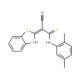 2-Benzothiazol-2-yl-3-(2,5-dimethyl-phenylamino)-3-mercapto-acrylonitrile - chemical structure image