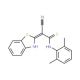 2-Benzothiazol-2-yl-3-(2,6-dimethyl-phenylamino)-3-mercapto-acrylonitrile - chemical structure image