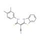 2-Benzothiazol-2-yl-3-(3,4-dimethyl-phenylamino)-3-mercapto-acrylonitrile - chemical structure image