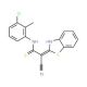 2-Benzothiazol-2-yl-3-(3-chloro-2-methyl-phenylamino)-3-mercapto-acrylonitrile - chemical structure image