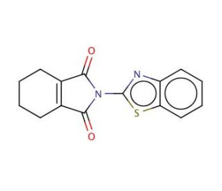 2-Benzothiazol-2-yl-4,5,6,7-tetrahydro-isoindole-1,3-dione - chemical structure image