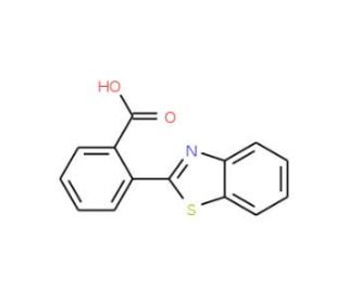 2-Benzothiazol-2-yl-benzoic acid (CAS 6340-29-0) - chemical structure image